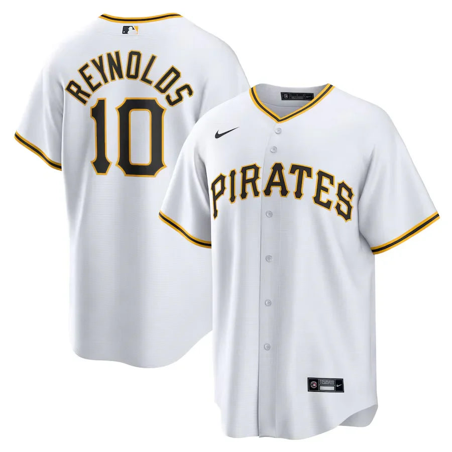 Bryan Reynolds Pittsburgh Pirates Official MLB Nike Jersey product image 1, provided for visual reference and product detail