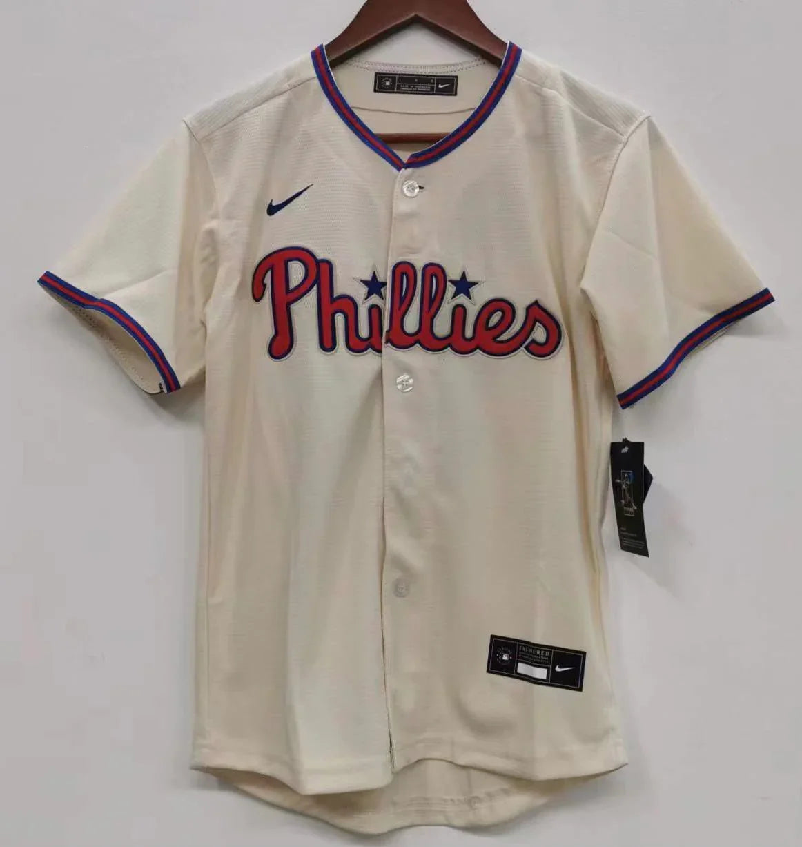 Bryce Harper Philadelphia Phillies Jersey cream product image 2, provided for visual reference and product detail review