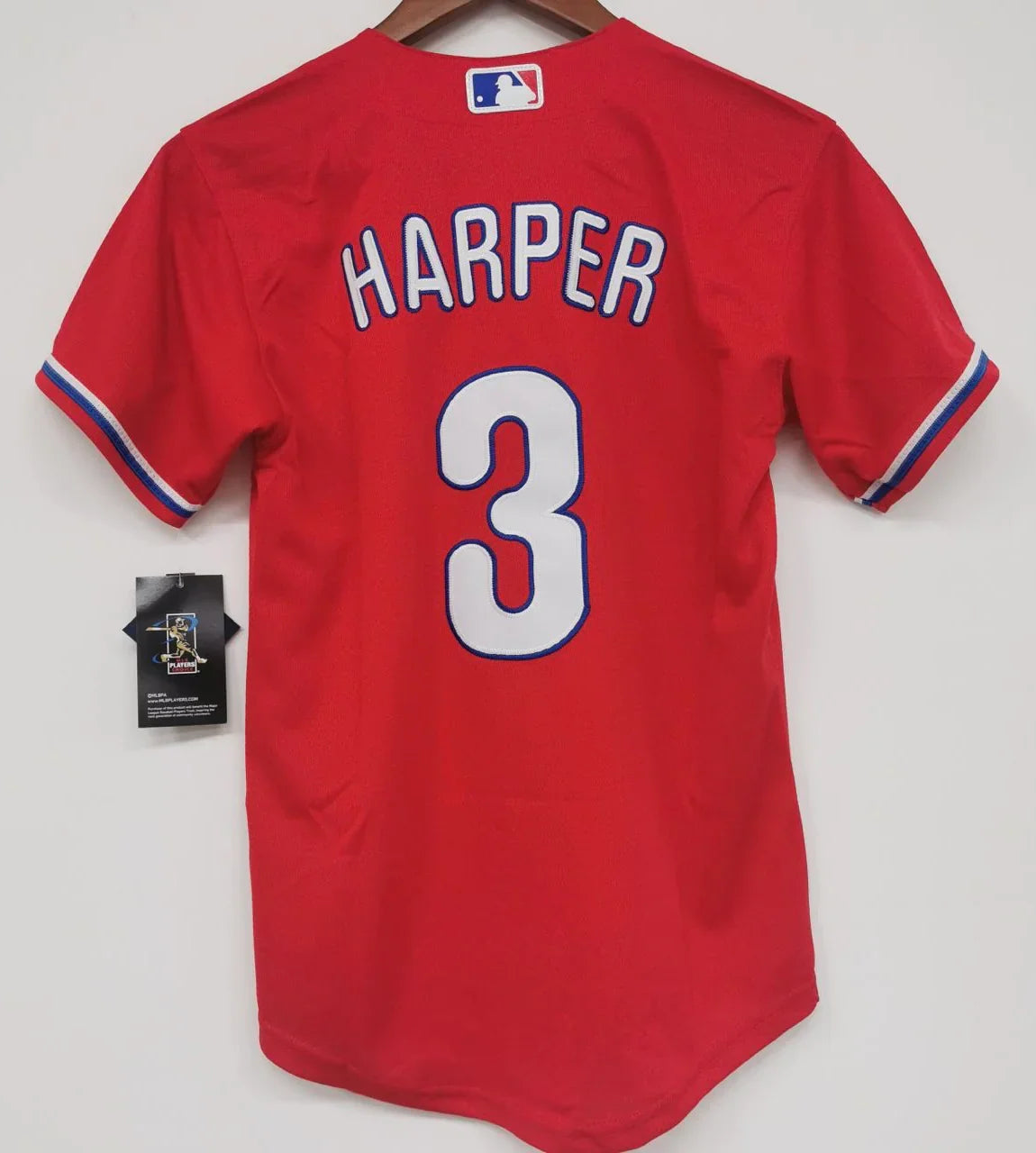 Bryce Harper Philadelphia Phillies Jersey red product image 1, provided for visual reference and product detail review