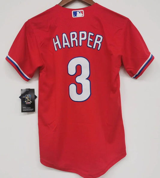 Bryce Harper Philadelphia Phillies Jersey red product image 1, provided for visual reference and product detail review