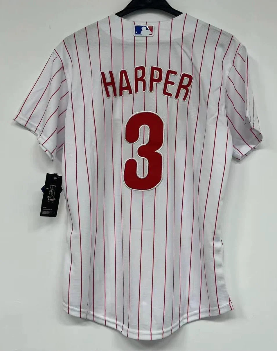 Bryce Harper Philadelphia Phillies Jersey white product image 1, provided for visual reference and product detail review