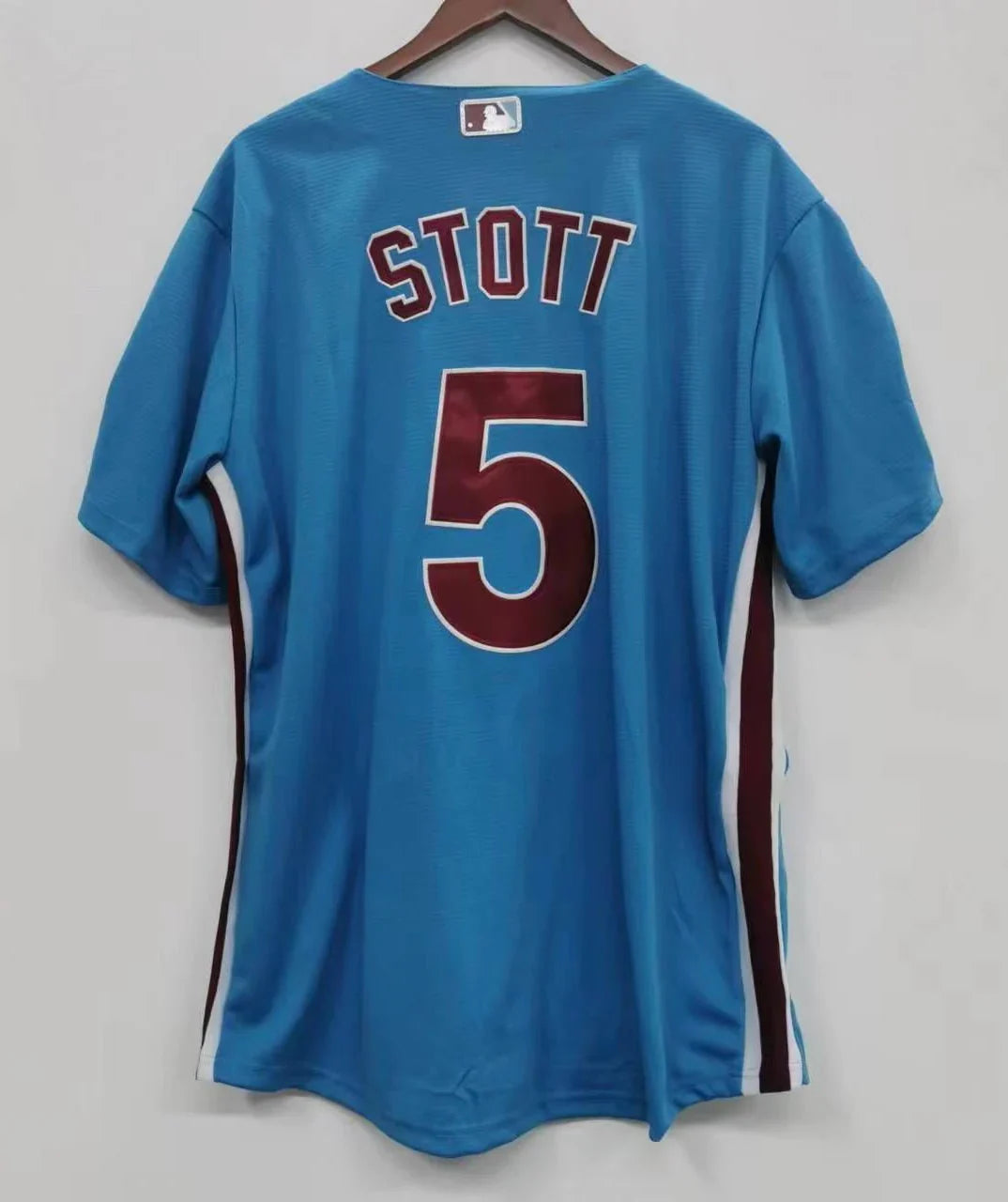 Bryson Stott Philadelphia Phillies Jersey blue product image 1, provided for visual reference and product detail review