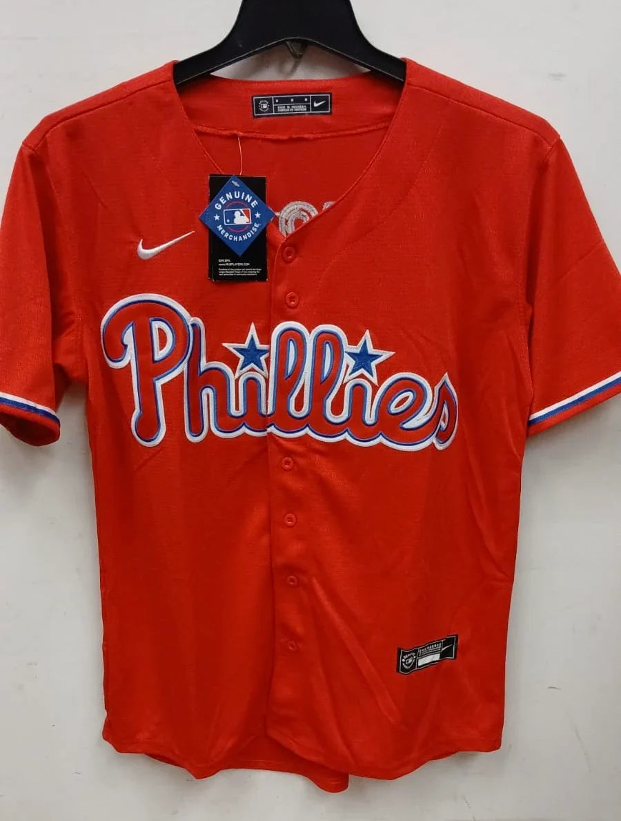 Bryson Stott Philadelphia Phillies MLB Nike Jersey Red product image 2, provided for visual reference and product detail