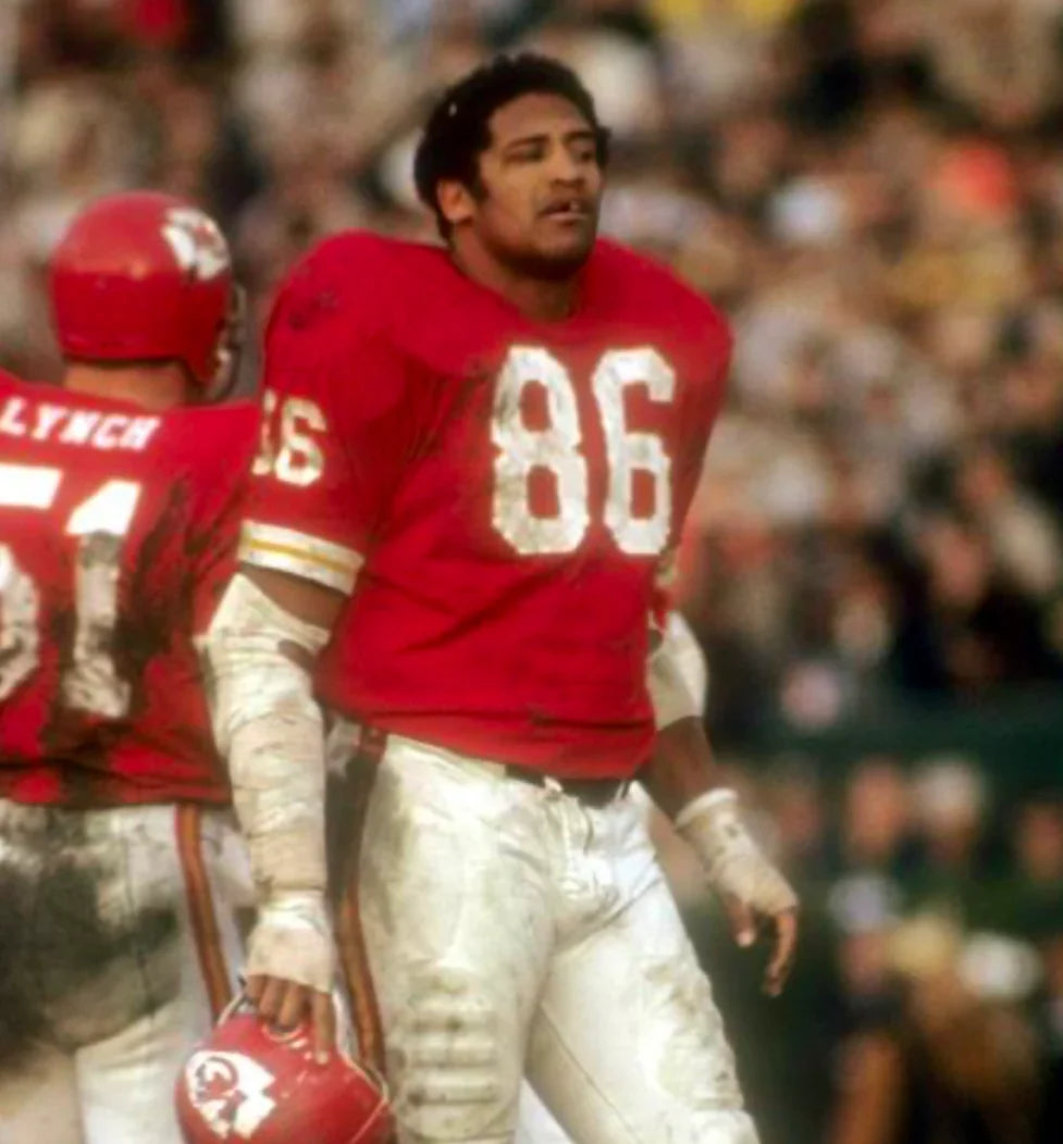 Buck Buchanan 1969 Kansas City Chiefs NFL Mitchell & Ness Jersey product image 4, provided for visual reference and product