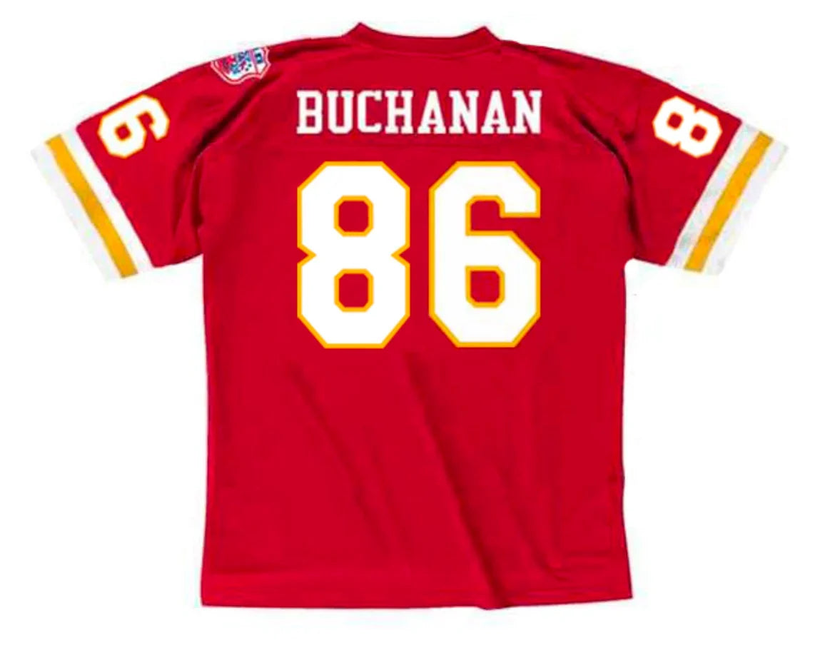 Buck Buchanan 1969 Kansas City Chiefs NFL Mitchell & Ness Jersey product image 1, provided for visual reference and product