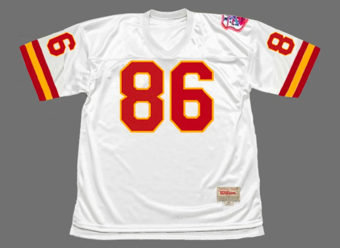 Buck Buchanan 1969 Kansas City Chiefs NFL Mitchell & Ness Jersey White product image 2, provided for visual reference and