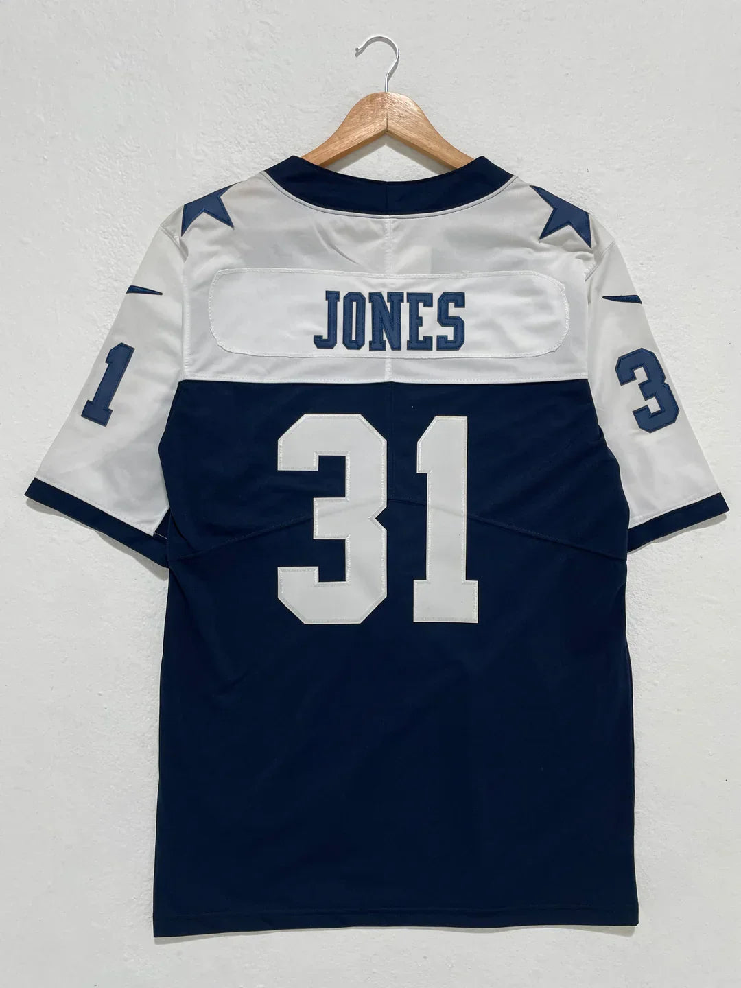 Byron Jones Dallas Cowboys Official NFL Nike Jersey B/W product image 1, provided for visual reference and product detail