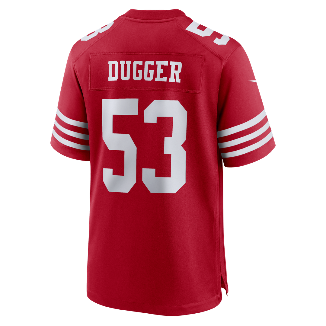 Men's San Francisco 49ers Jaden Dugger III Nike Scarlet product image 5