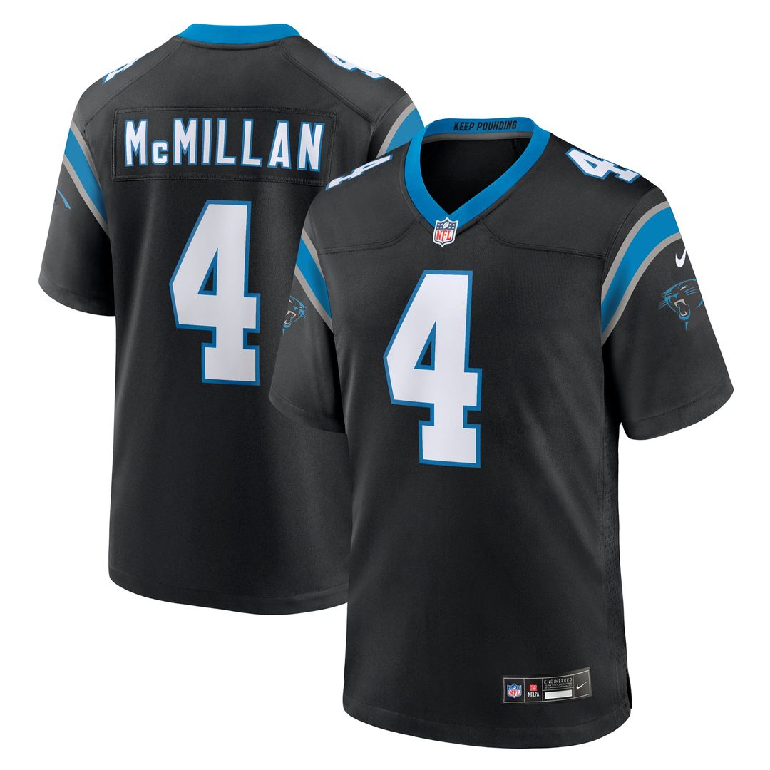 Men's Carolina Panthers Tetairoa McMillan Nike Black Team product image 1
