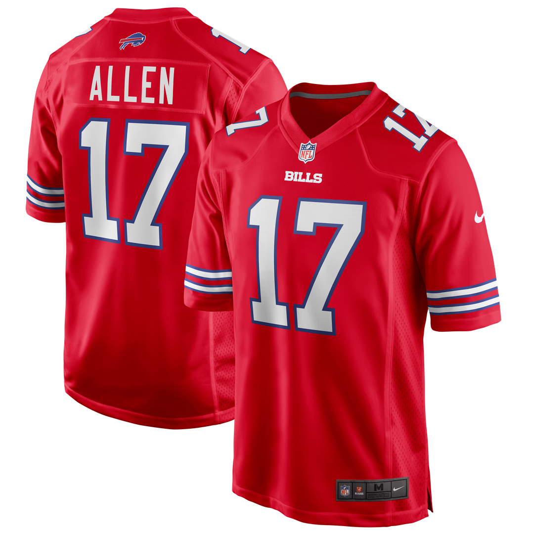 Men's Buffalo Bills Josh Allen Nike White Game Player Jersey product image 25