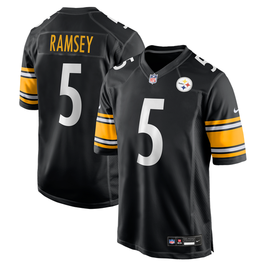 Men's Pittsburgh Steelers Jalen Ramsey Nike Black Team Game product image 1