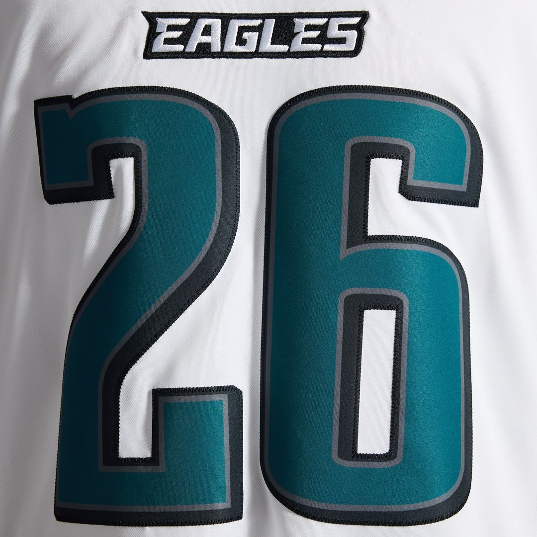 Men's Philadelphia Eagles Saquon Barkley Nike White Vapor product image 11