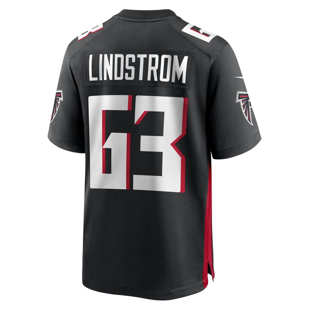 Men's Atlanta Falcons Chris Lindstrom Nike Black Team Game product image 3