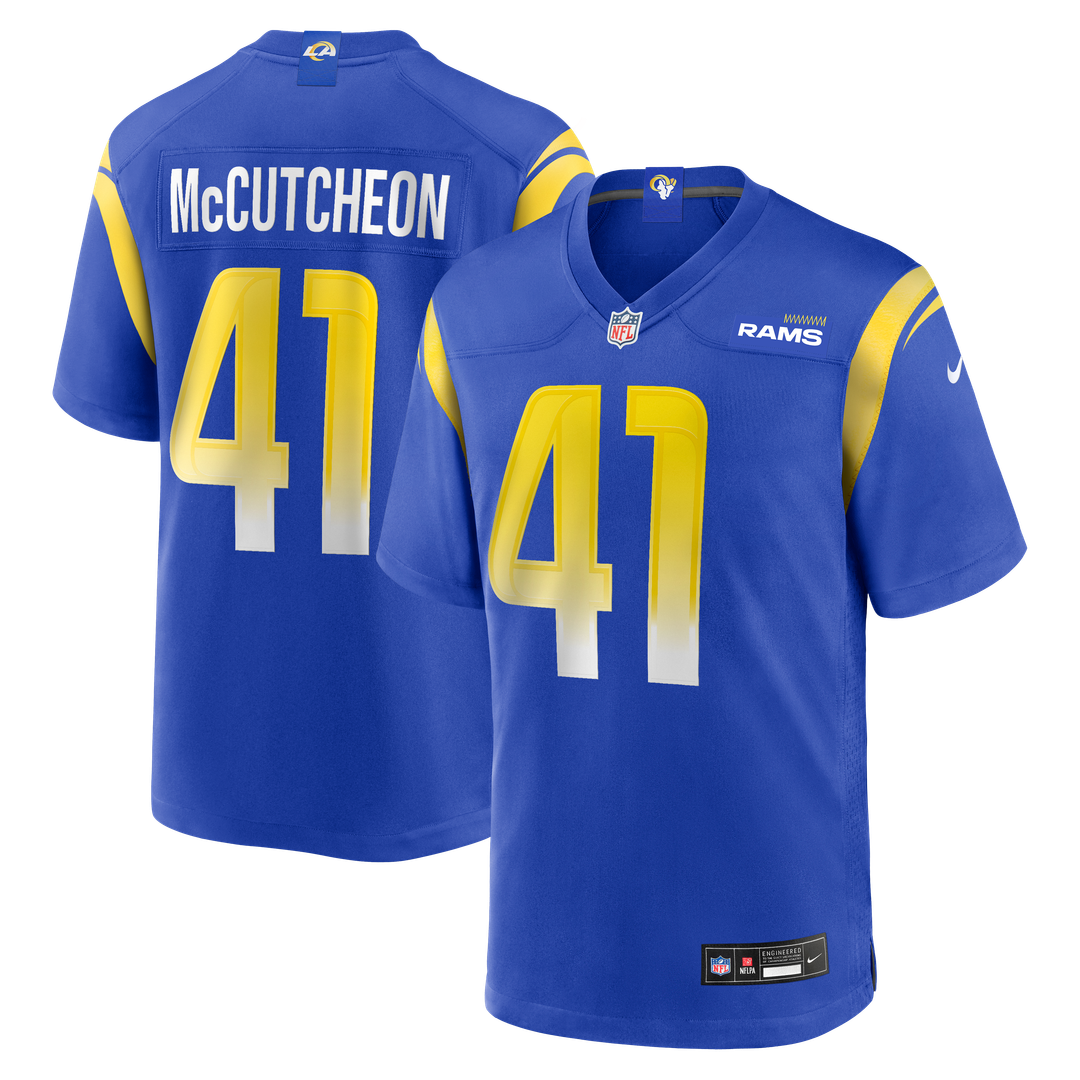 Men's Los Angeles Rams Cameron McCutcheon Nike Royal Game product image 1