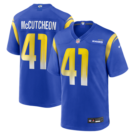 Men's Los Angeles Rams Cameron McCutcheon Nike Royal Game product image 1