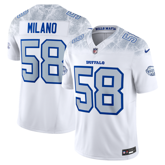 Men's Buffalo Bills Matt Milano Nike White Rivalries product image 1