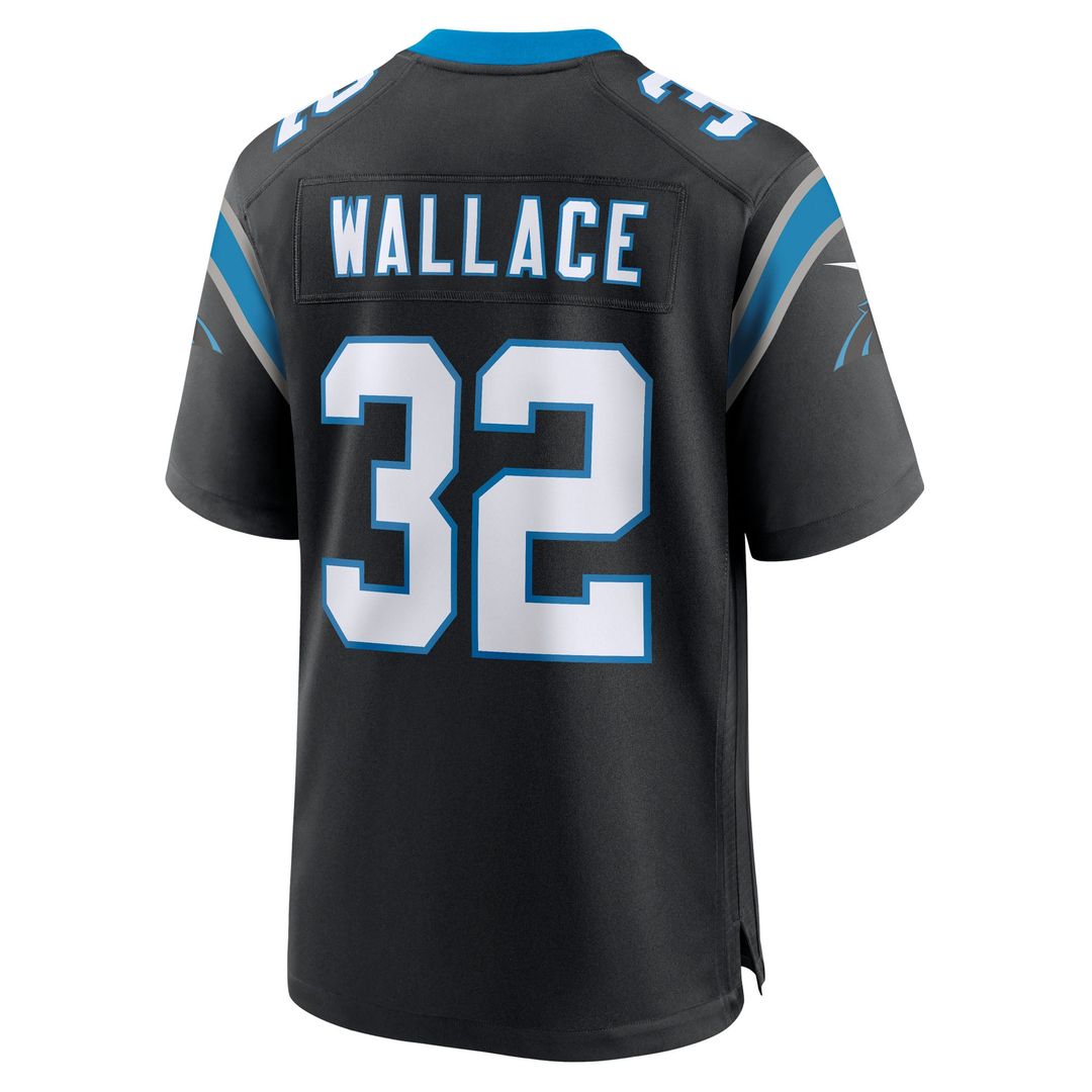 Men's Carolina Panthers Trevin Wallace Nike Black Team Game product image 3