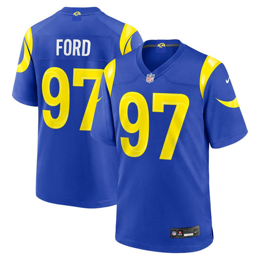 Men's Los Angeles Rams Poona Ford Nike Royal Game Jersey product image 1
