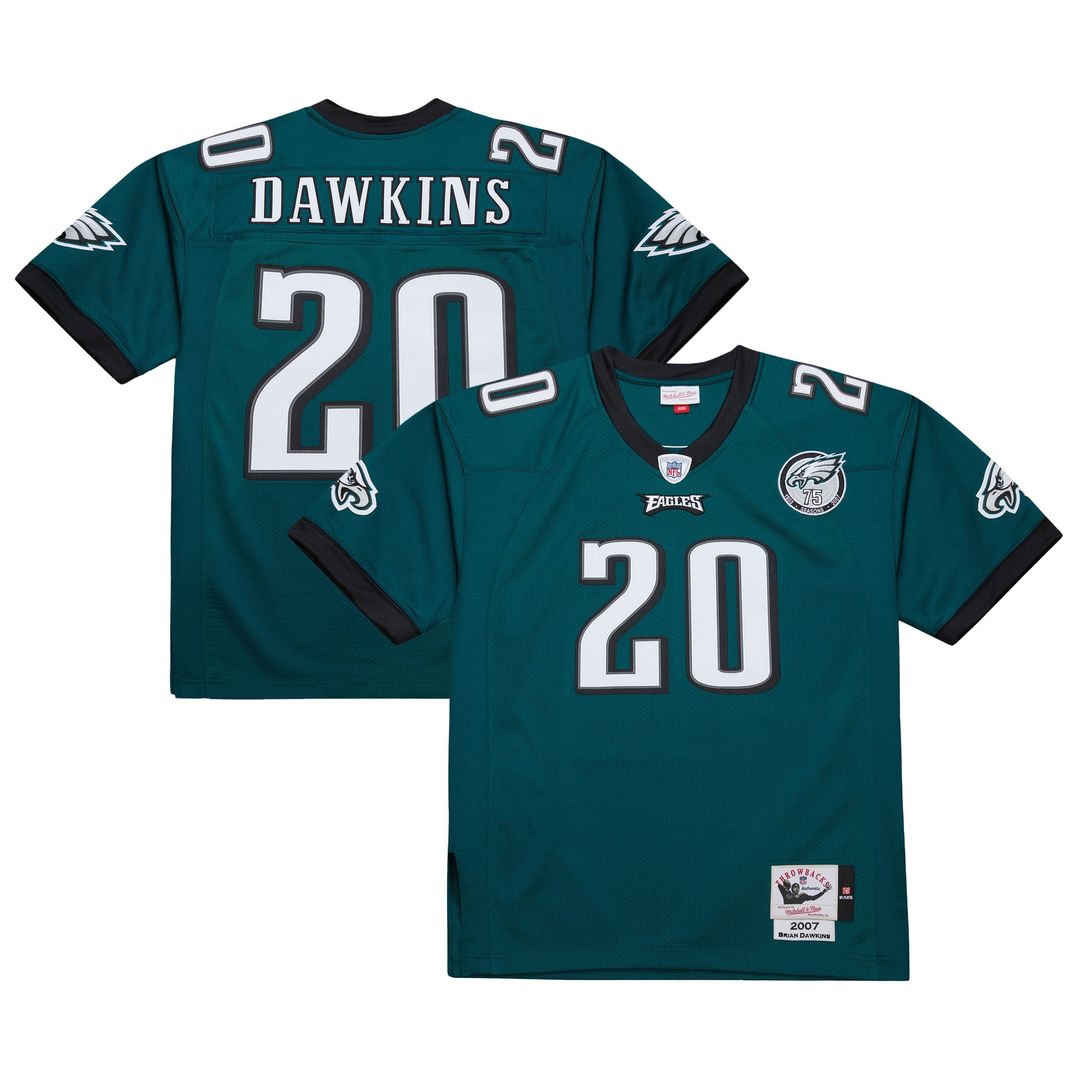 Men's Philadelphia Eagles 1996 Brian Dawkins Mitchell & product image 11