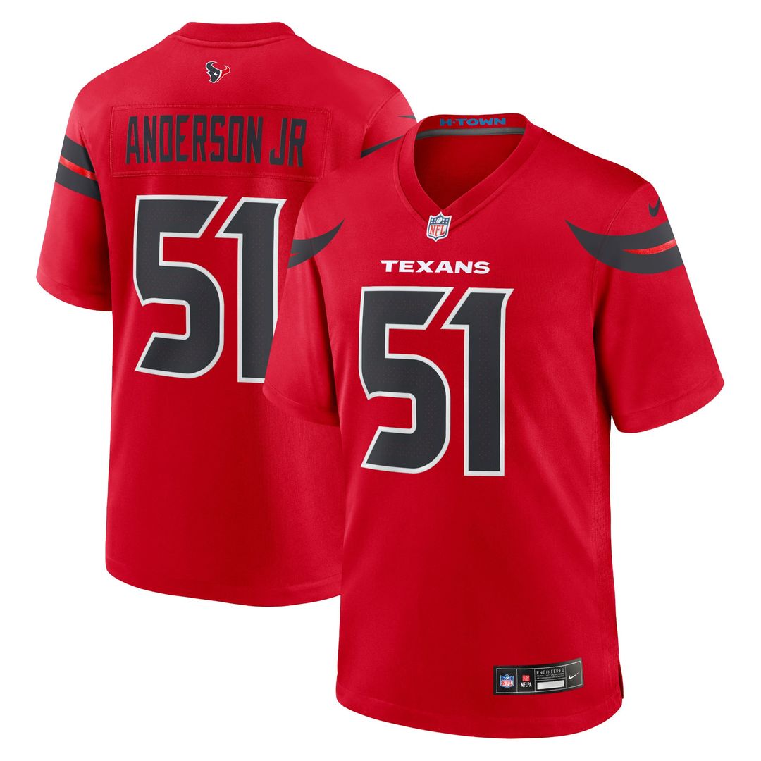 Men's Houston Texans Will Anderson Jr. Nike Navy Alternate product image 13