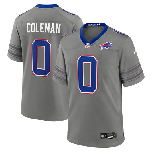 Men's Buffalo Bills Keon Coleman Nike Gray Nickel City Game product image 1