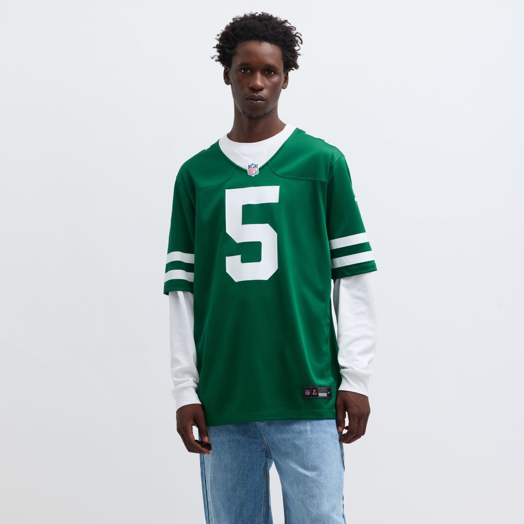 Men's New York Jets Garrett Wilson Nike Legacy Black product image 41