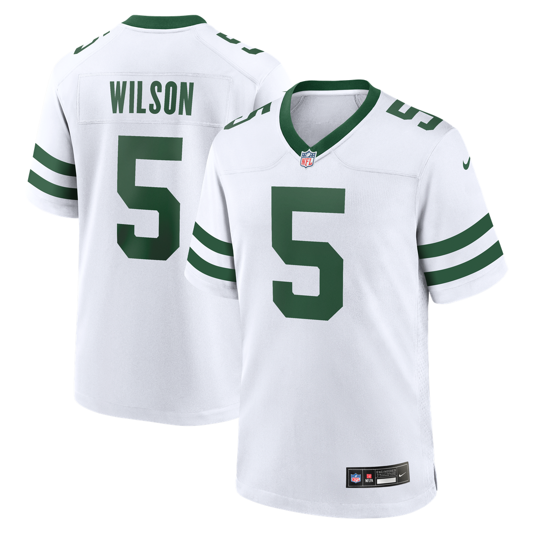Men's New York Jets Garrett Wilson Nike Legacy Black product image 26