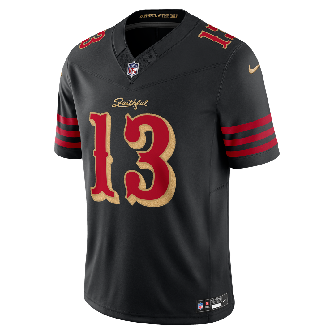 Men's San Francisco 49ers Brock Purdy Nike Black Rivalries product image 6