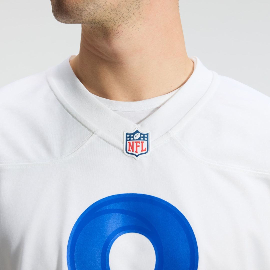 Men's Los Angeles Rams Jared Verse Nike White Game Player product image 22