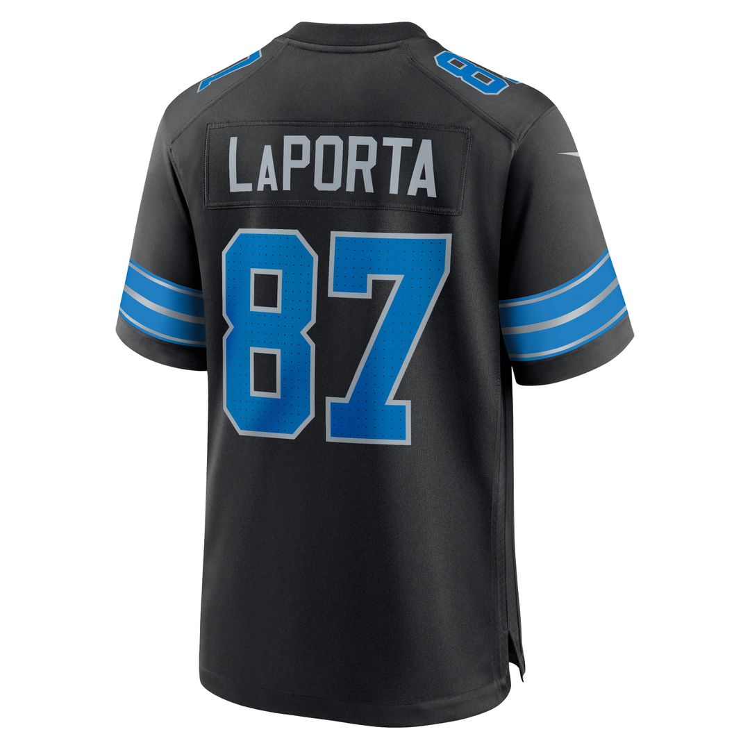 Men's Detroit Lions Sam LaPorta Nike Blue Game Jersey product image 19