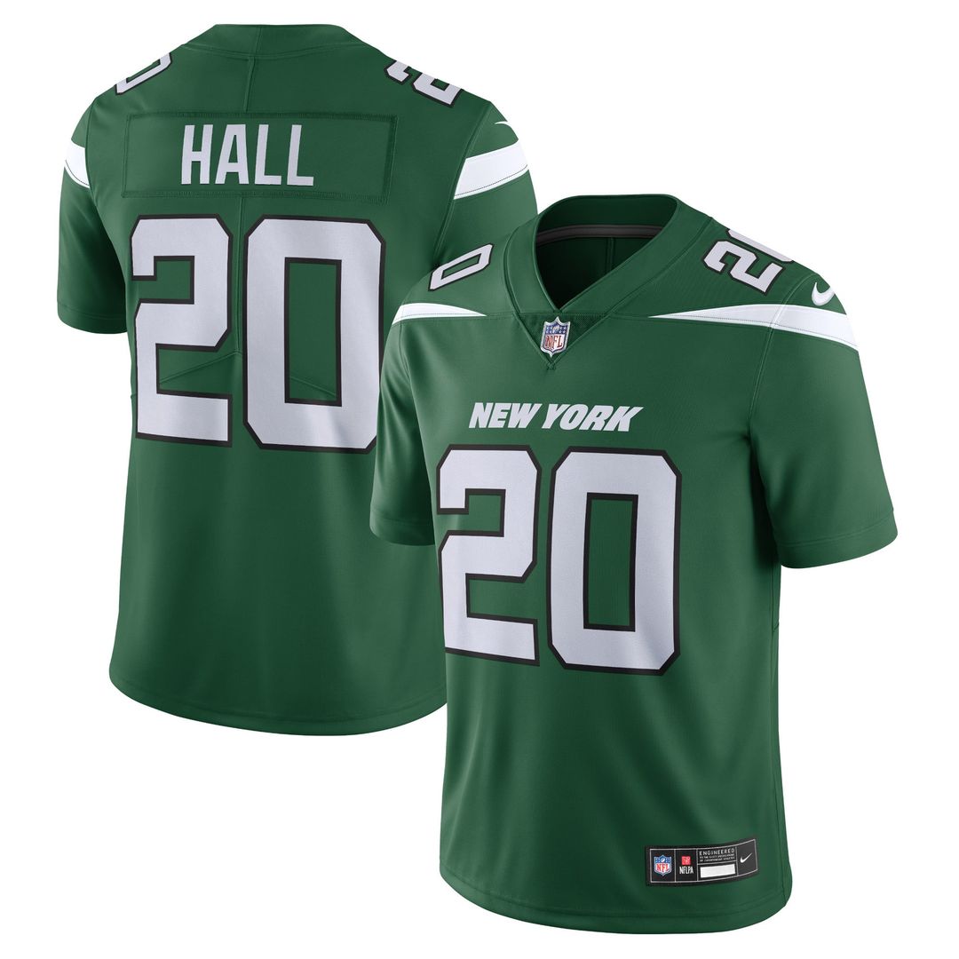 Men's New York Jets Breece Hall Nike Gotham Green Vapor product image 1