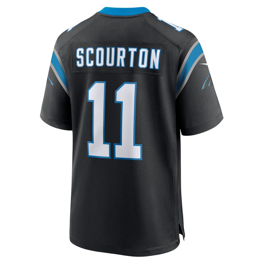 Men's Carolina Panthers Nic Scourton Nike Black Team Game product image 3