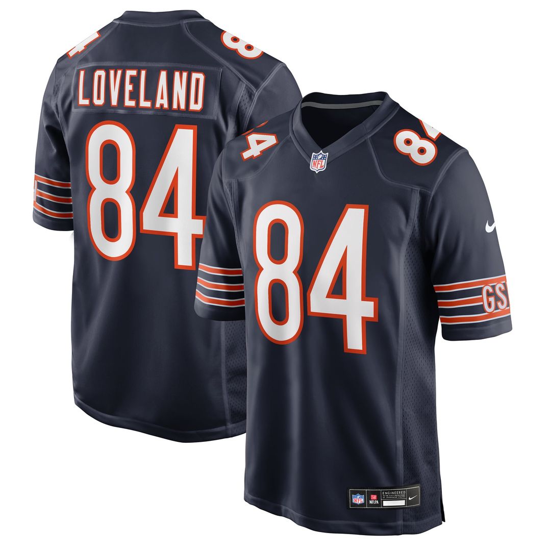 Men's Chicago Bears Colston Loveland Nike Navy Team Game product image 4