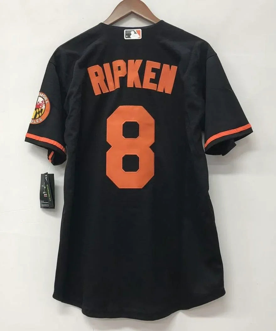 Cal Ripken Jr. Baltimore Orioles Jersey Nike black product image 2, provided for visual reference and product detail review