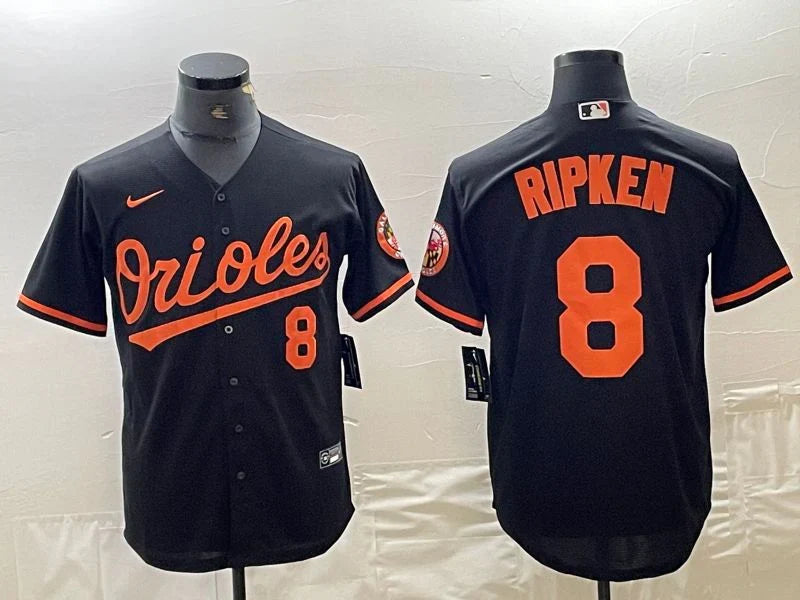 Cal Ripken Jr. Baltimore Orioles Jersey Nike black product image 1, provided for visual reference and product detail review