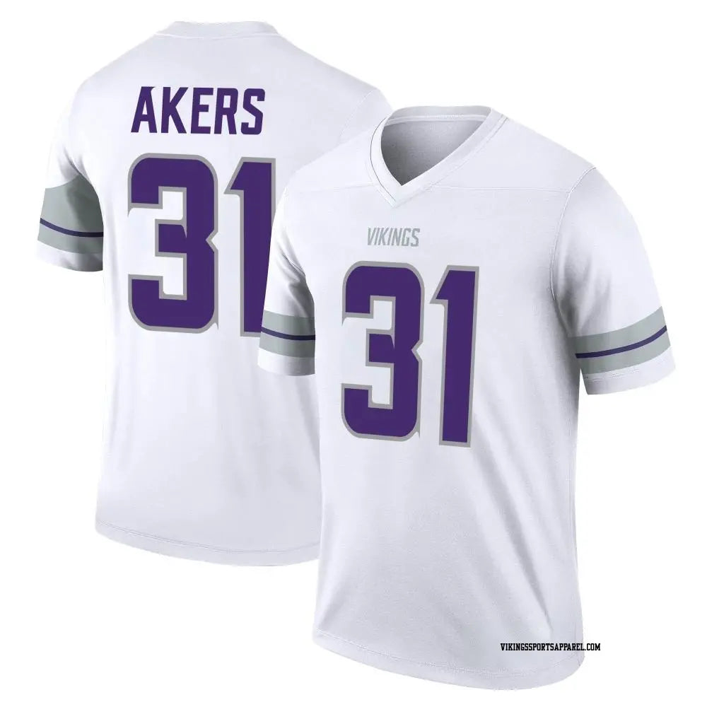 Cam Akers Minnesota Vikings Official NFL Jersey Nike white product image 1, provided for visual reference and product detail