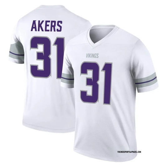 Cam Akers Minnesota Vikings Official NFL Jersey Nike white product image 1, provided for visual reference and product detail