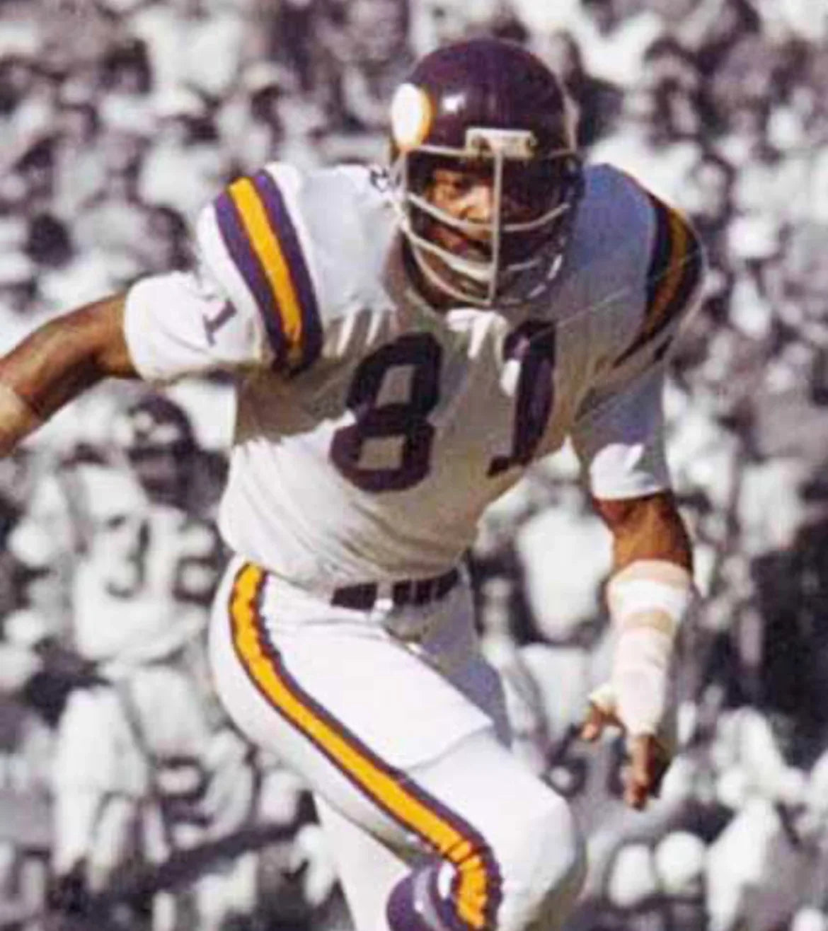 Carl Eller Minnesota Vikings NFL Mitchell & Ness Jersey White product image 3, provided for visual reference and product