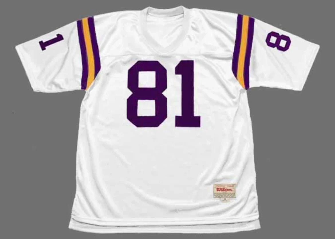 Carl Eller Minnesota Vikings NFL Mitchell & Ness Jersey White product image 2, provided for visual reference and product