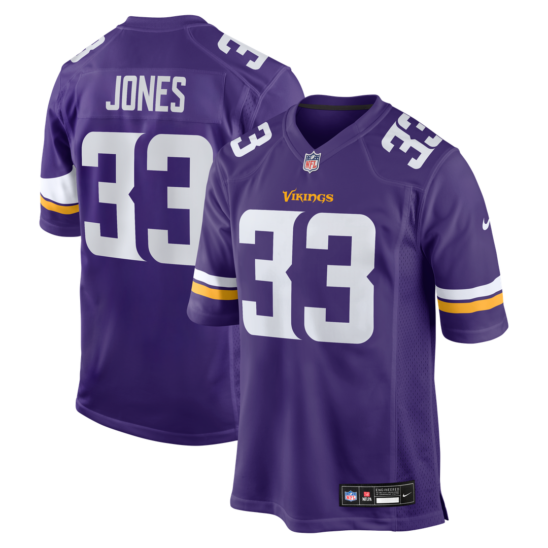 Men's Minnesota Vikings Aaron Jones Nike Purple Game Player product image 1
