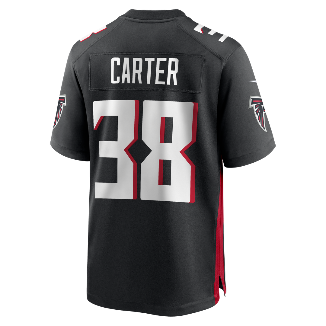 Men's Atlanta Falcons Nathan Carter Nike Black Team Game product image 3