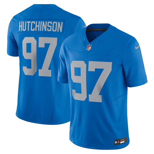 Men's Detroit Lions Aidan Hutchinson Nike Blue Vapor product image 1