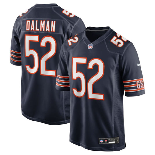 Men's Chicago Bears Drew Dalman Nike Navy Team Game Jersey product image 1