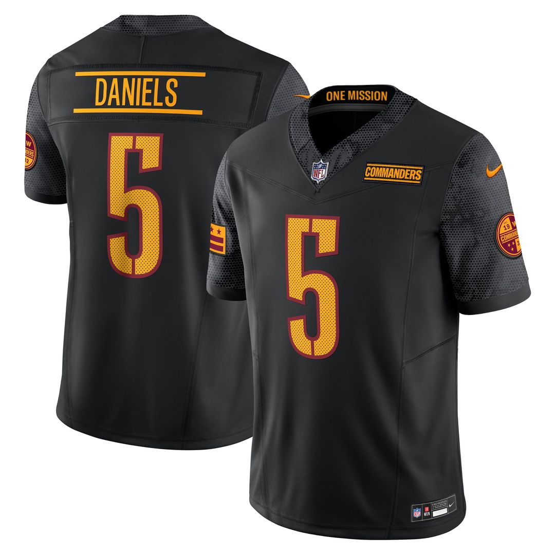 Men's Washington Commanders Jayden Daniels Nike White Vapor product image 14