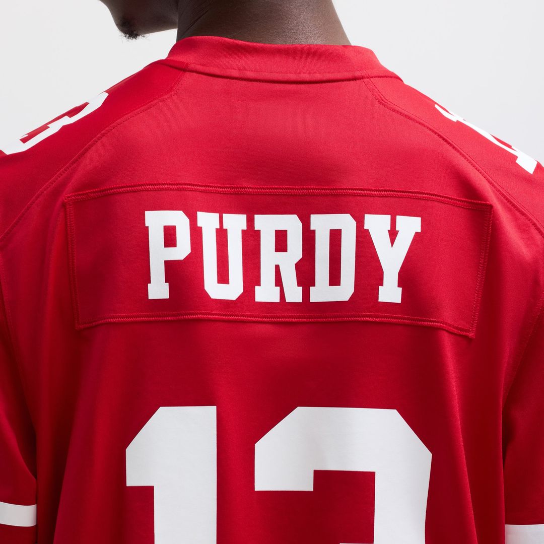 Men's San Francisco 49ers Brock Purdy Nike White Game product image 14