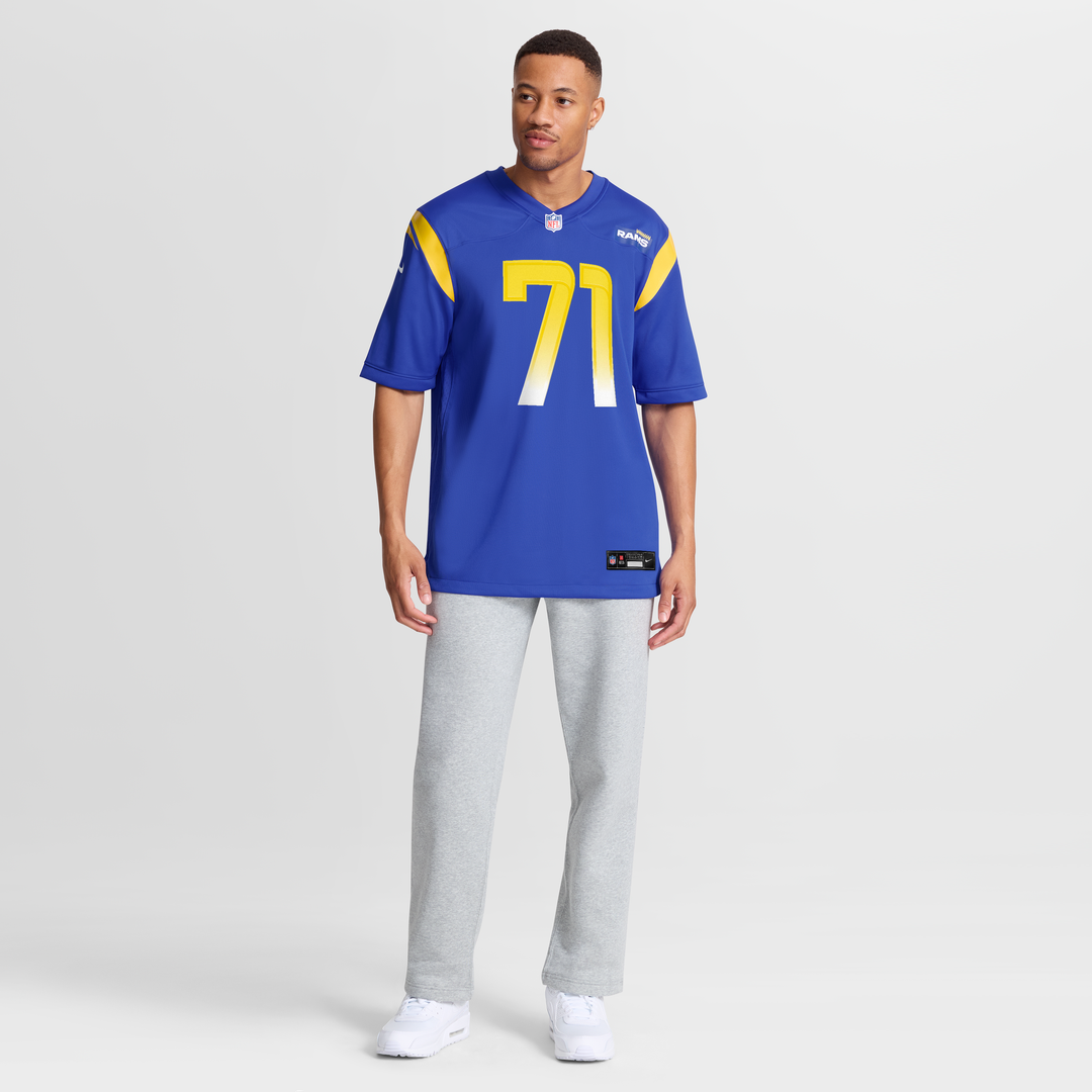 Men's Los Angeles Rams Warren McClendon Jr. Nike Royal Team product image 4
