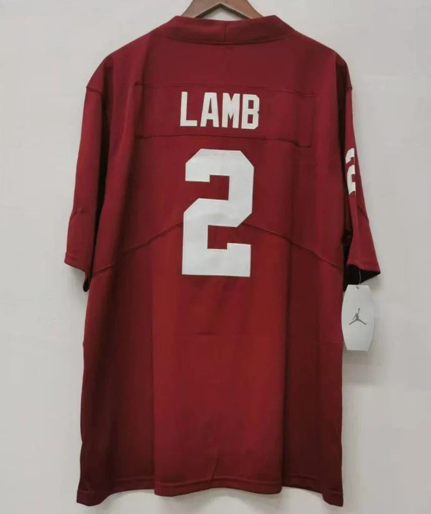 CeeDee Lamb Oklahoma Sooners Jersey Nike Stitched letters & numbers product image 2, provided for visual reference and