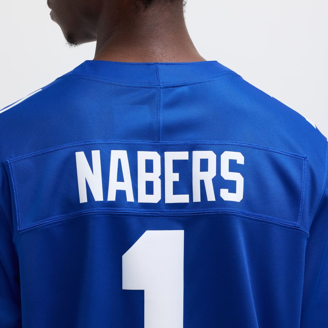 Men's New York Giants Malik Nabers Nike Royal Vapor product image 8