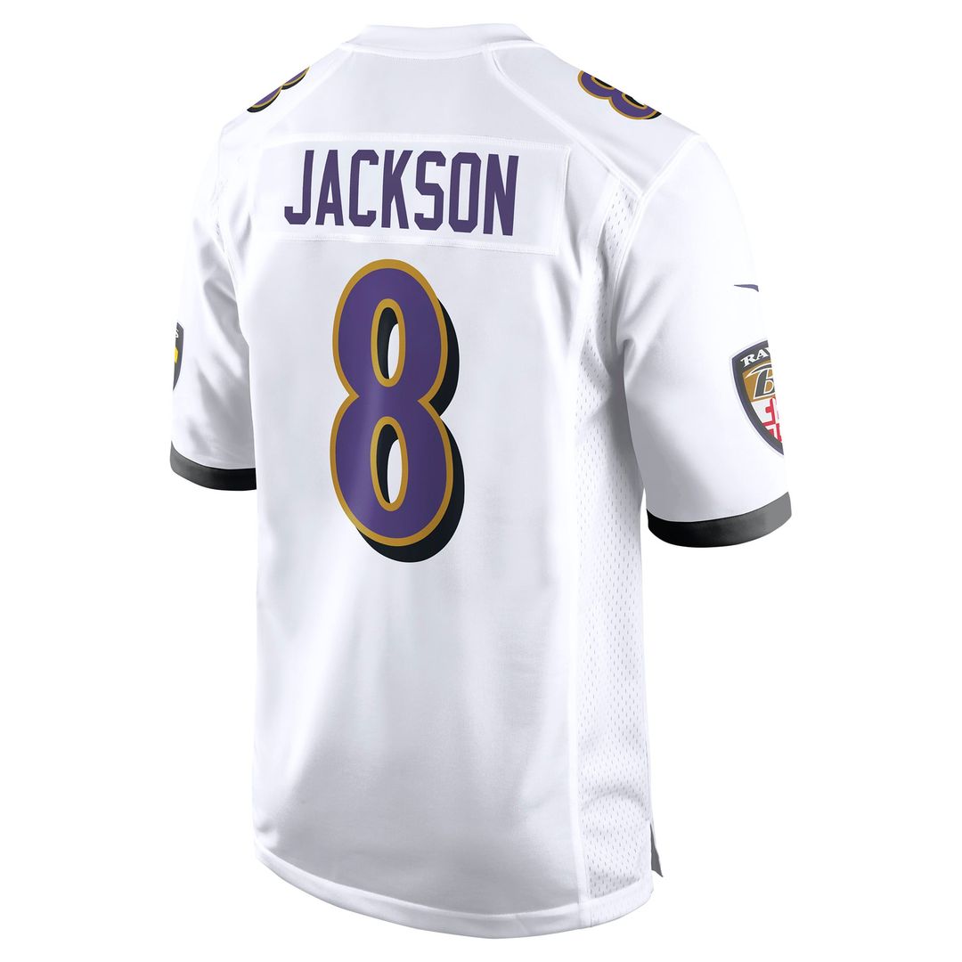 Men's Baltimore Ravens Lamar Jackson Nike Black Alternate product image 21