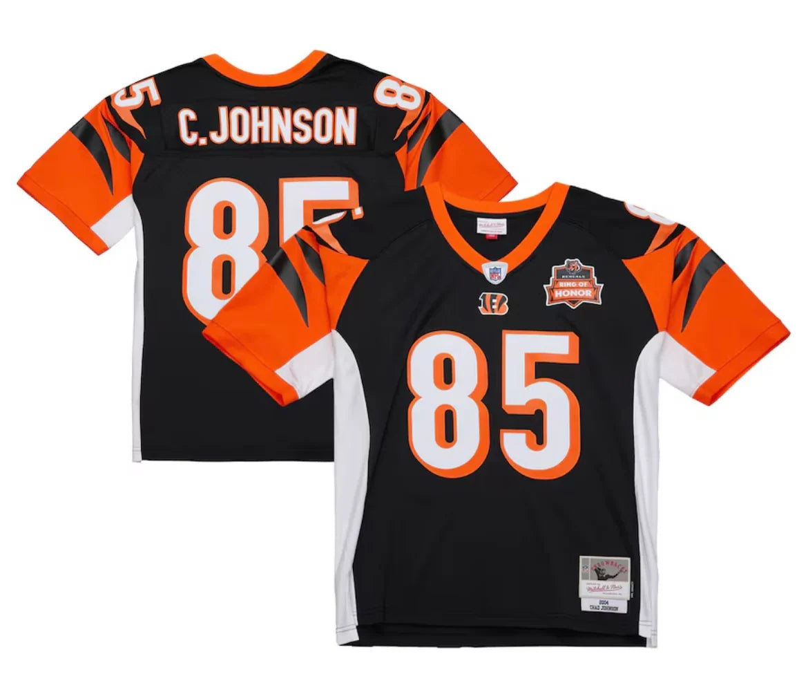 Chad Johnson Cincinnati Bengals Official NFL Mitchell & Ness Jersey product image 1, provided for visual reference and